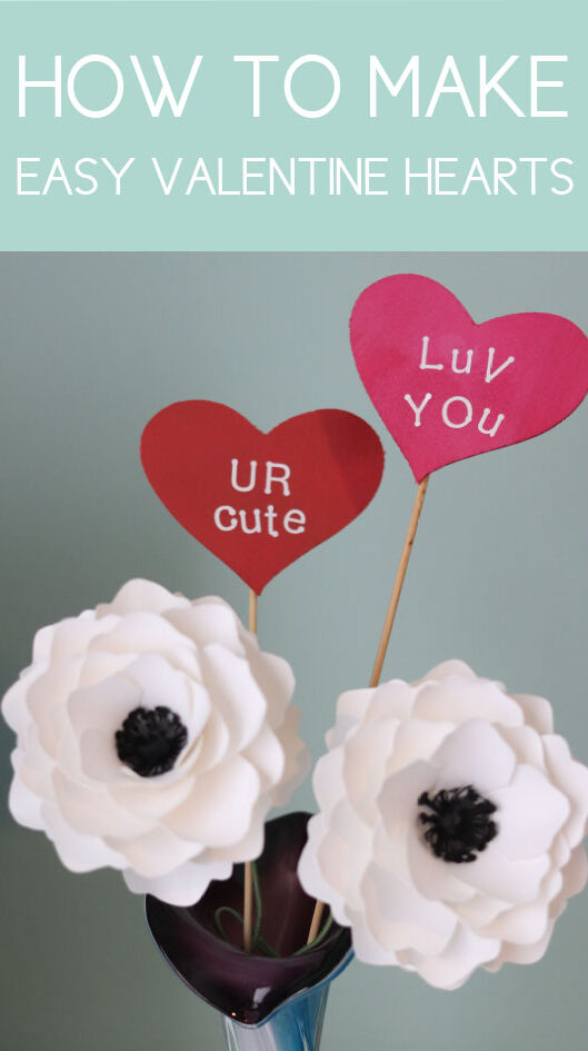 Valentine's Tutorial on candy hearts