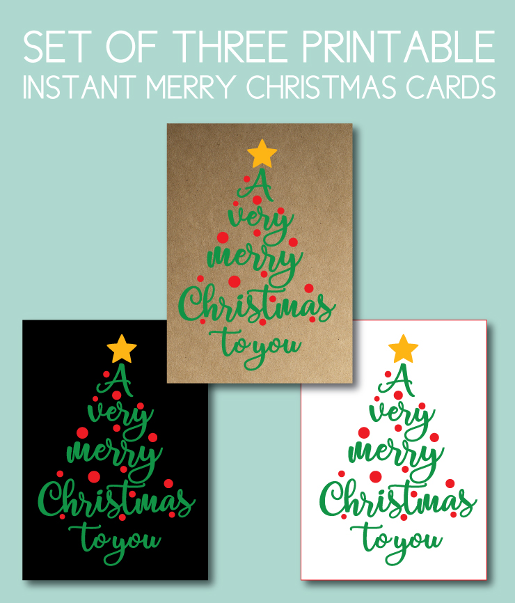 Printable Christmas Instant Downloads You'll Love this Holiday ...