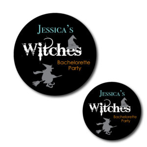 Witch Themed Bachelorette Stickers