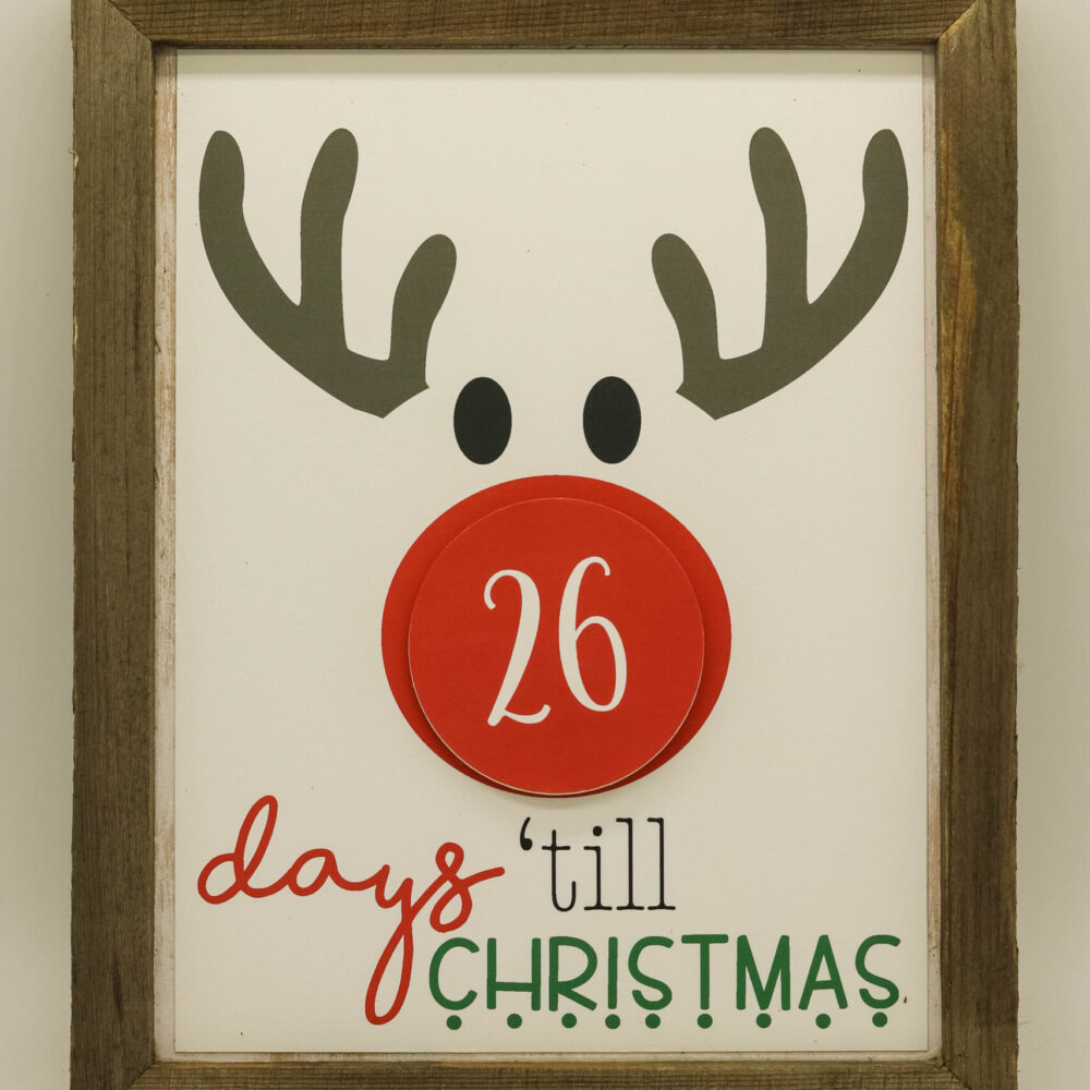 Reindeer Christmas Countdown