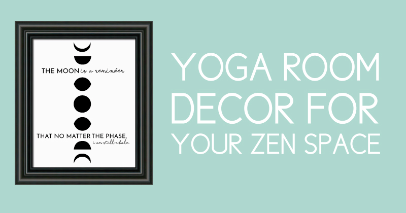 Yoga room decor