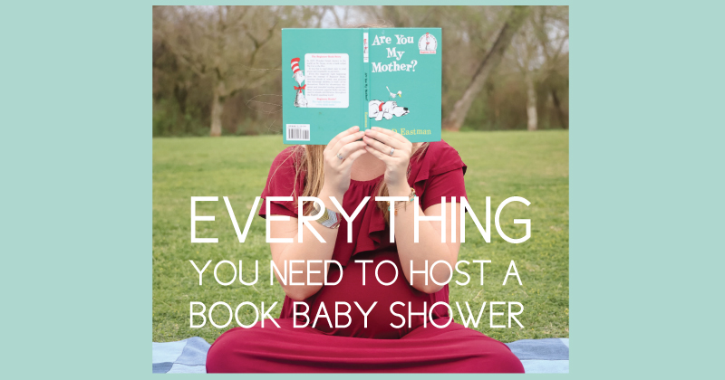 host a book themed baby shower