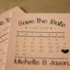 Calendar Magnet Save the Date, Blush Pink Style | Calendar Save the Date Magnet or Card with Envelopes Included | Set of 5 Save the Dates