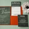 Chalkboard Wedding Invitation Suite with Pockets | Customized Wedding Invites with RSVPs, Details Card, and Envelopes