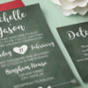 Chalkboard Wedding Invitation Suite with Pockets | Customized Wedding Invites with RSVPs, Details Card, and Envelopes
