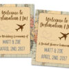 Custom Travel Themed Sign For the Wedding or Bridal Shower | Printable Wedding Decoration | Custom Wedding Sign for Destination Wedding