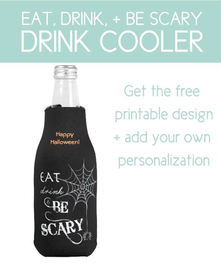 drink cooler with free halloween printables