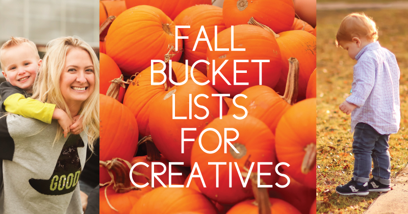 fall bucket lists for creatives