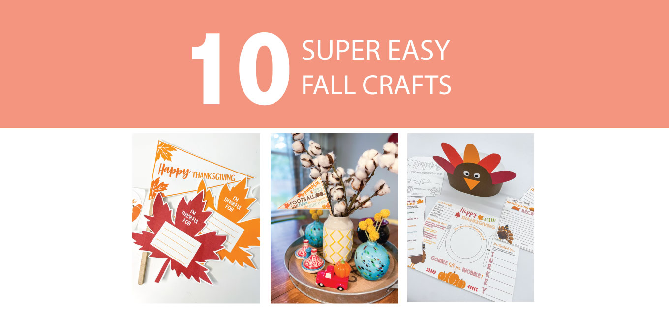10 Super Easy Crafts You Can Make with Fall Printables - Aesthetic ...