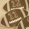 Football Themed Milestone Stickers | Set of 12 Stickers | Baby Shower Gift | With or Without Customization