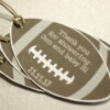 Football Themed Thank You Tags | Set of 10 Baby Shower Decorations | Tags with Personalization