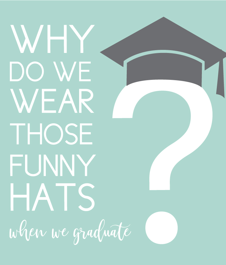 why do we wear funny graduation hats