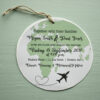 Globe Shaped Invitation Suite | Travel Themed or Destination Invites with RSVPs, Details Card, and Envelopes | Choose Background Color