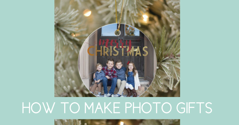 how to make photo gifts for christmas