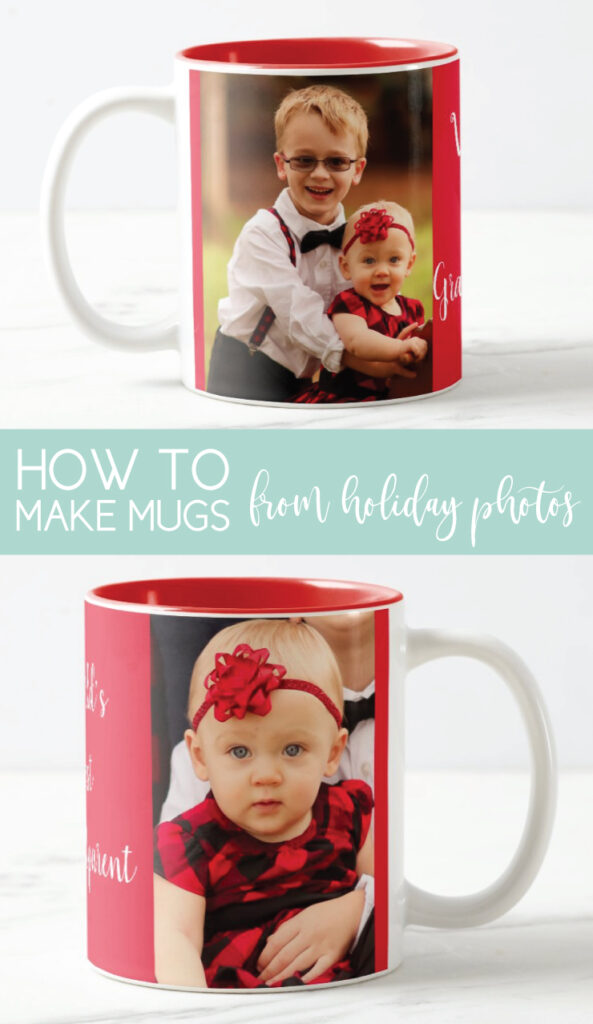 holiday mugs with photos