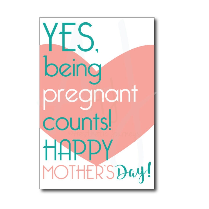Mom-to-be Mother's Day Card