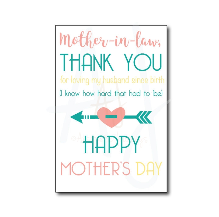 Mother's Day Card for the Mother in Law