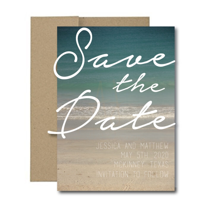 Ocean Themed Save the Date