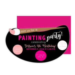 Painting Party Invite
