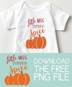 little miss pumpkin spic png file