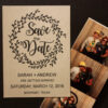 Rustic, Floral Magnet Save the Date | Save the Date Magnet or Card with Envelopes Included | Set of 5 Save the Dates