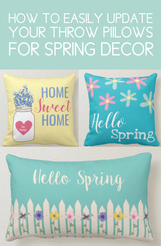 spring decor pillows