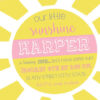 Sunshine Themed Party Invitation with Envelopes | Printed Birthday Invites and Color Envelopes | Custom Colors Available