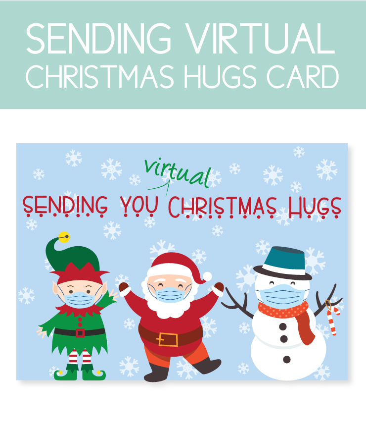 Printable Christmas Instant Download Cards