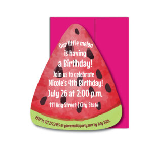 Watermelon Party Invite