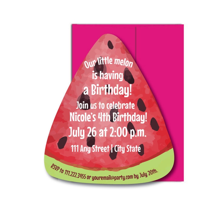 Watermelon Party Invite