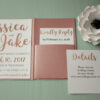 Wedding Invitation Suite with Pockets | Choose Your Pocket Color | Customized Wedding Invites with RSVPs, Details Card, and Envelopes